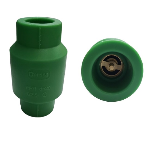 [VAL-DON-DSH801] VALVULA CHECK PPR DE 20 MM (CUERPO INTERNO EN BRONCE) REF. DSH801 MARCA DONSEN