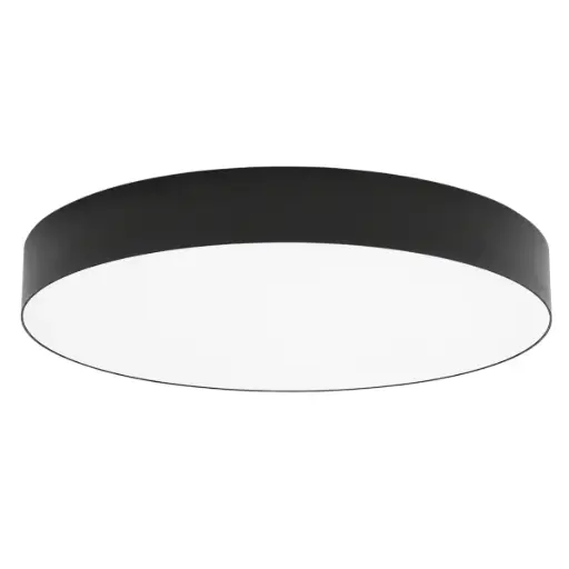 [VAP-LUC-S-606-N-M] PLAFON DECORATIVO LED REDONDA 32 W 40CM 110-260 V DIMER. C/CONTROL C/ NEGRO REF. S-606N-M LUCERNA