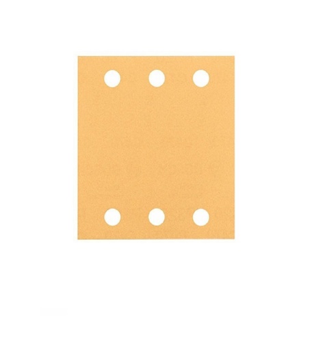 [VEL-BOS-883055] VELCRO P/ORBITAL 115X107MM GRANO P40 H6 P/PINTURA- MADERA REF. 2608607455 / 343855 MARCA BOSCH