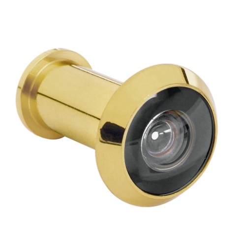 [VIS-HER-43672] VISOR / MIRILLA / OJO MAGICO LATON BRILLANTE COLOR ORO MOD. MIRI-1 REF. 43672 MARCA HERMEX