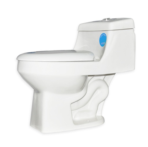 [WC-AQU-AGRI] WC SANITARIO ONE PIECE TANQUE BAJO MOD. AGRI BLANCO REF. 03-12-184 MARCA AQUA NUOVA