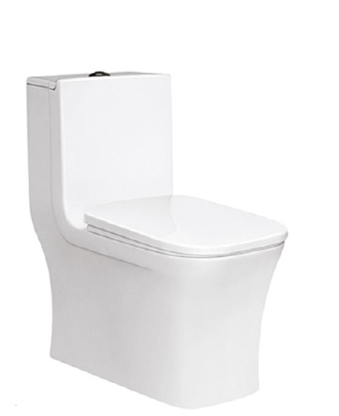 [WC-UNI-SAN-14] WC SANITARIO ONE PIECE TANQUE CUADRADO ALTO SERIE DE LUJO BLANCO REF. SAN-14 MARCA UNIQUE