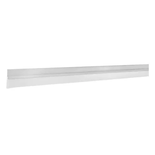[ZOC-HER-43030] ZOCALO / PARABICHO / TAPA POLVO DE ALUMINIO P/PUERTAS 1 MTS X 2.2 CM GRIS REF. 43030 MARCA HERMEX