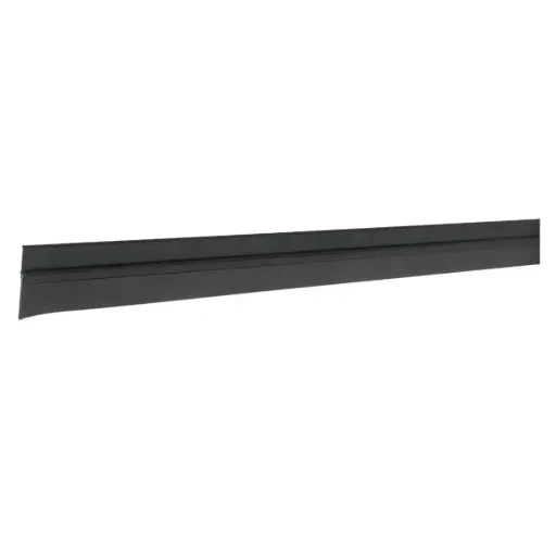 [ZOC-HER-43033] ZOCALO / PARABICHO / TAPA POLVO DE ALUMINIO P/PUERTAS 1 MTS X 2.2 CM NEGRO REF. 43033 MARCA HERMEX