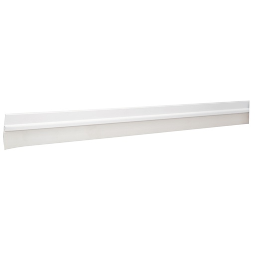 [ZOC-HER-43035] ZOCALO / PARABICHO / TAPA POLVO DE ALUMINIO P/PUERTAS 1.20 MTS X 2.2CM BLANCO REF.43035 MARCA HERMEX